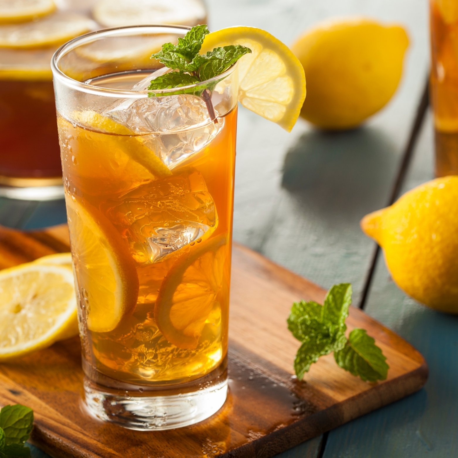 Ice Lemon Tea with Honey 